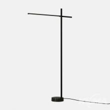 Tubs lampa podłogowa czarna 13W led 3000K CRI 90 ściemnialna podstawa marmur